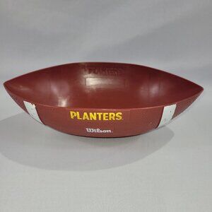 Planters Peanuts Wilson Football Nut Tray 12" Vintage Plastic Snack Candy Dish